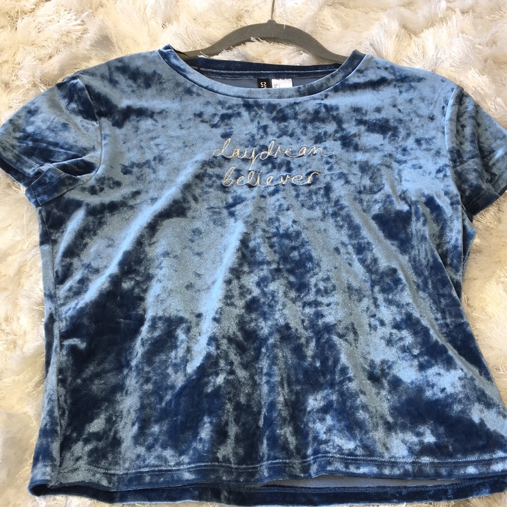 Velvet top